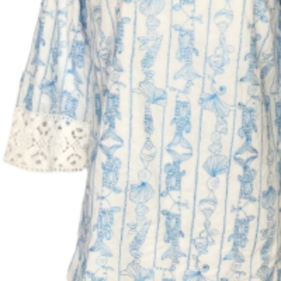 Lilly Pulitzer Catch a Kiss Jubilee By Marcia Cross Tunic Top Size XS 😃 - Picture 3 of 4